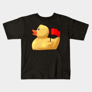 Red Flag Duck Kids T-Shirt